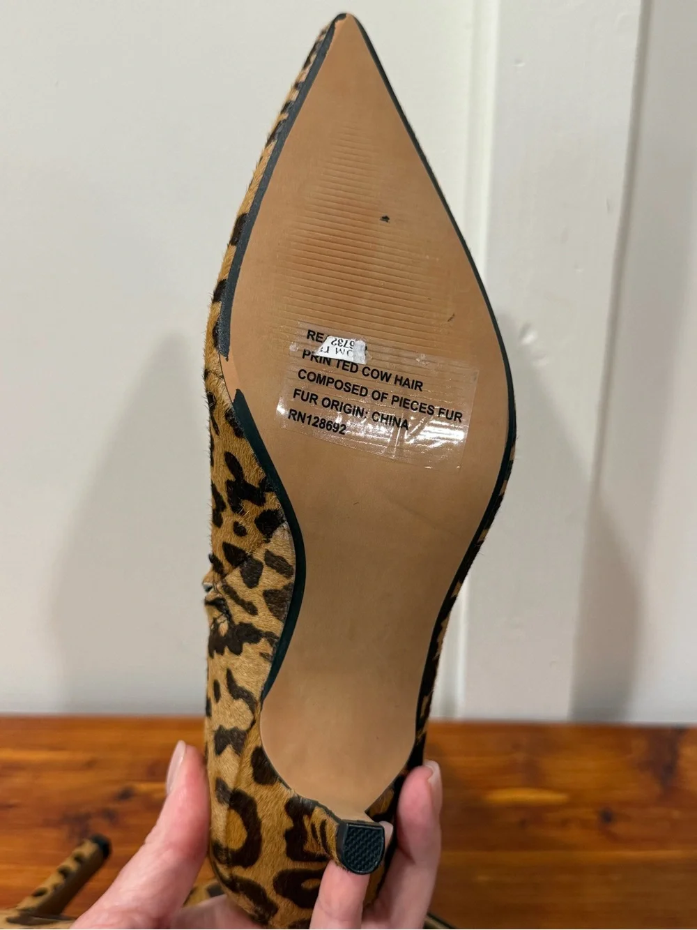 NWOT Steve Madden Alston Calf Hair Leopard Booties